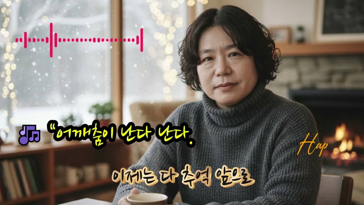 🎶 “어깨춤이 난다 난다. 🌟 쨍한 햇살 쏟아지는 새로운 아침이야 가벼운 발걸음으로 세상 속을 걸어가네 왠지 모르게 좋은 일이 생길 것만 같아 가슴 속 깊은 곳에서