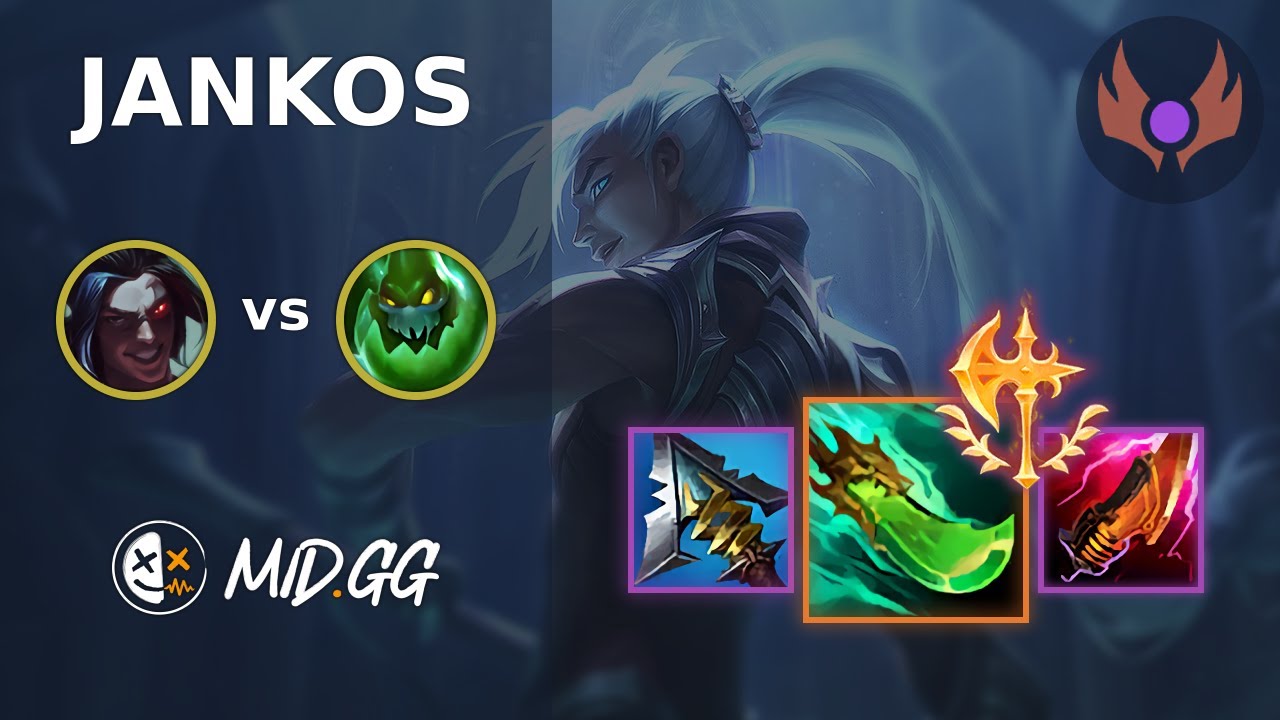 MID.GG: [ Янкос ] Кейн в лесу против Зака ​​| EUW Мастер | Сезон LOL 2025