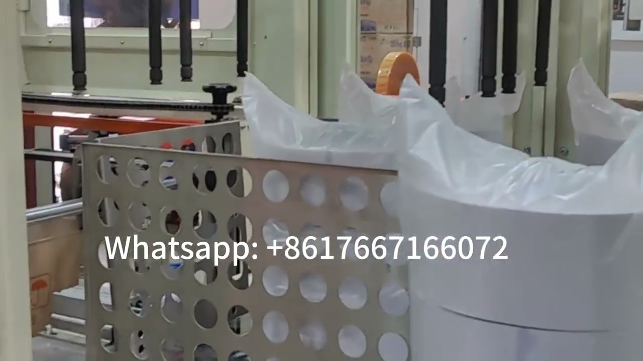 2850 Jumbo Roll Industrial Maxi Toilet Tissue Paper Rewinding Machine Band Saw Cartoning Palletizer