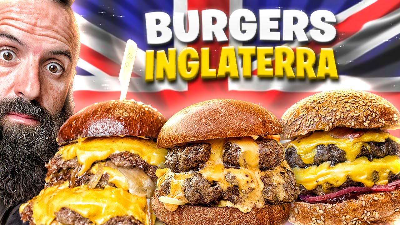 LA RUTA DEFINITIVA DE BURGERS POR INGLATERRA CON @HUNDRED Y @Peldanyos