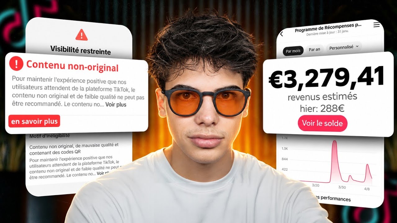 Comment publier des vidéos NON-ORIGINALES sur TikTok sans STRIKE (+2500€/mois)
