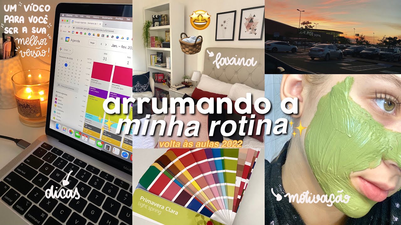 ARRUMANDO A MINHA ROTINA | se organize comigo 🧺✨