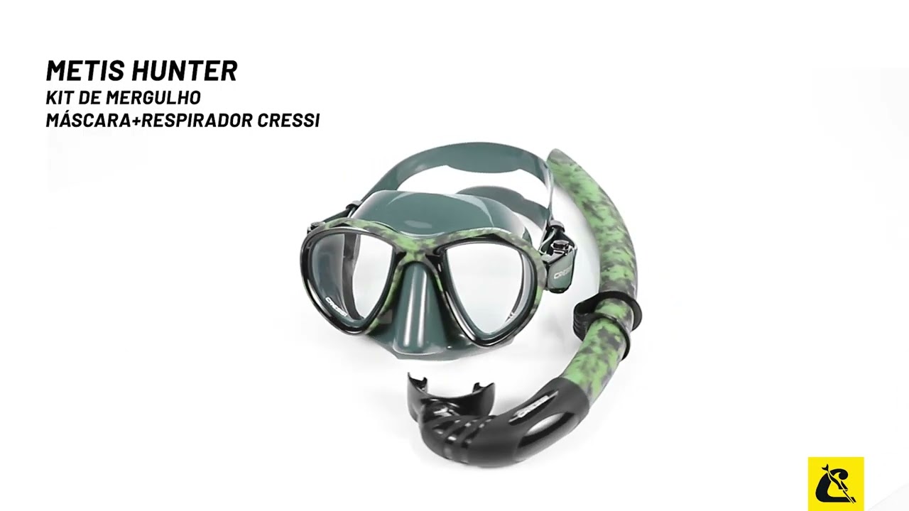 Kit de Mergulho Cressi Metis Hunter + Corsica Hunter Flex: Camuflagem e Desempenho