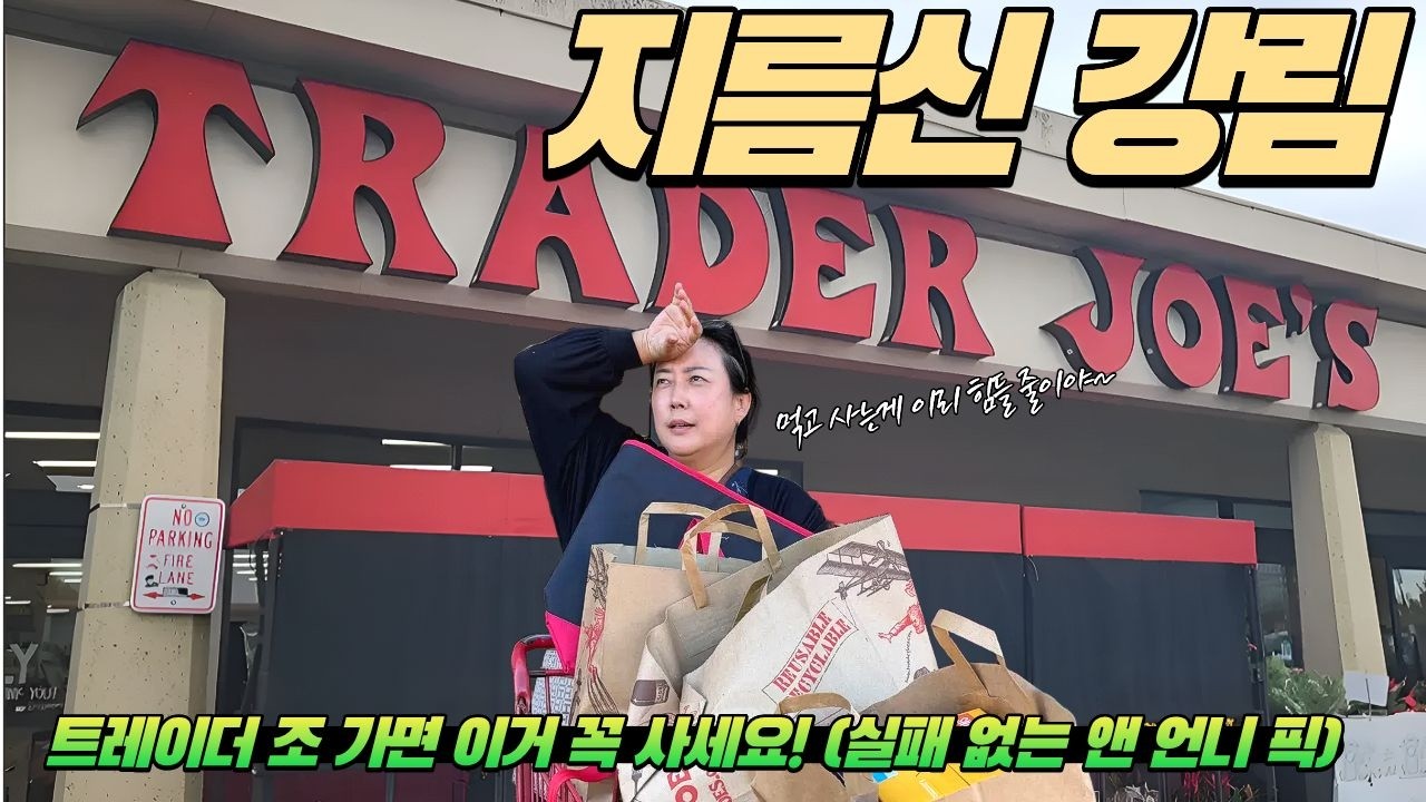 친한언니 앤의 트조 쇼핑 브이로그 : 지름신 오신 날, 같이 구경해요!😍미국 트레이더 조 가면 이거 꼭 사세요! (실패 없는 앤 언니 픽)
