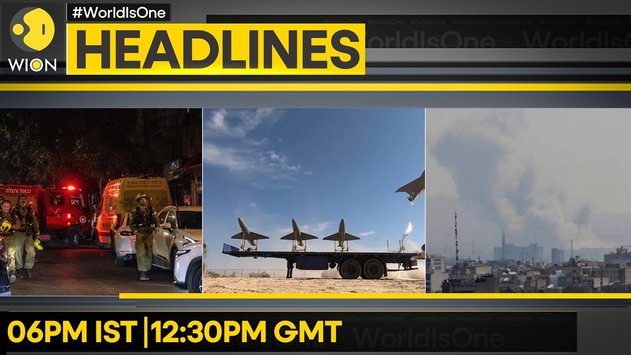 Israel-Iran War: Sirens Sound in Central & Northern Israel | WION HEADLINES