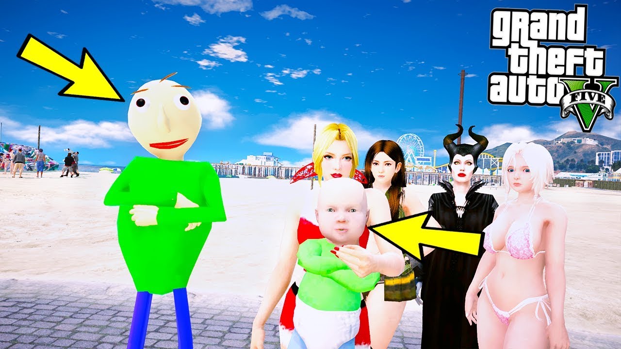 BALDİ 24 SAAT BOYUNCA BEBEK OLUYOR! - GTA 5