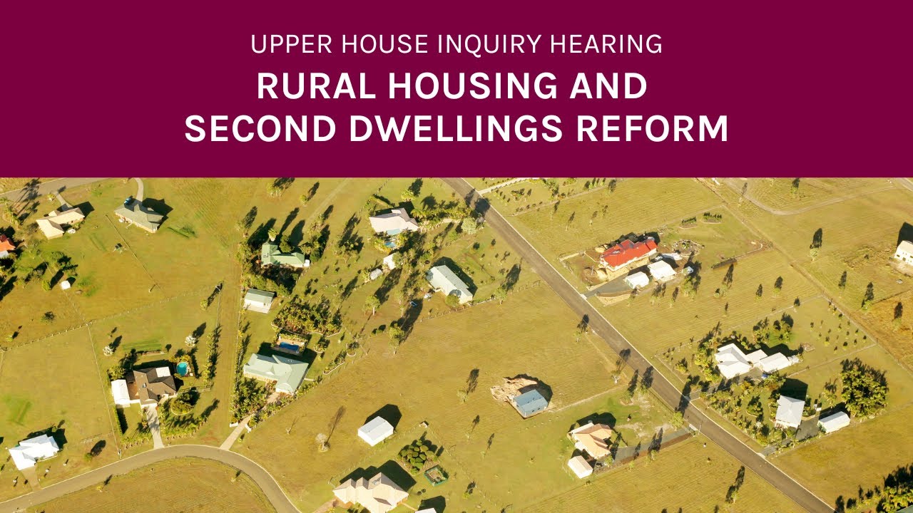 Public Hearing - Inquiry into Rural Housing and Second Dwellings Reform - 8 December 2025