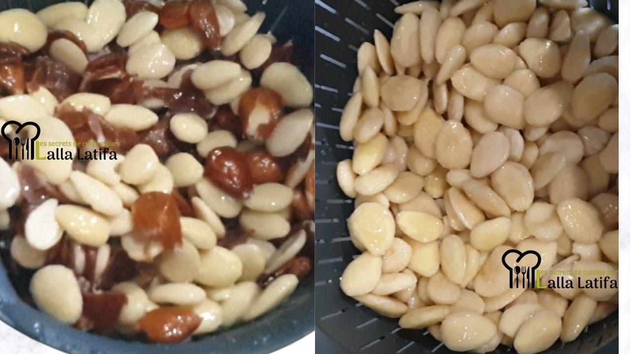 Émonder les amandes au Thermomix sans corvéeفسخي اللوز خفا زربا وبلا عداب #amandes@cheflallalatifa