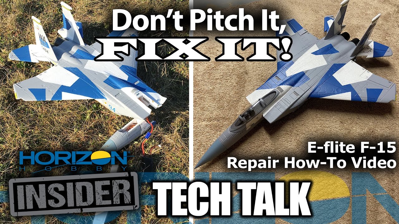 E-flite F-15 Repair How-To Video - Horizon Insider Tech Talk