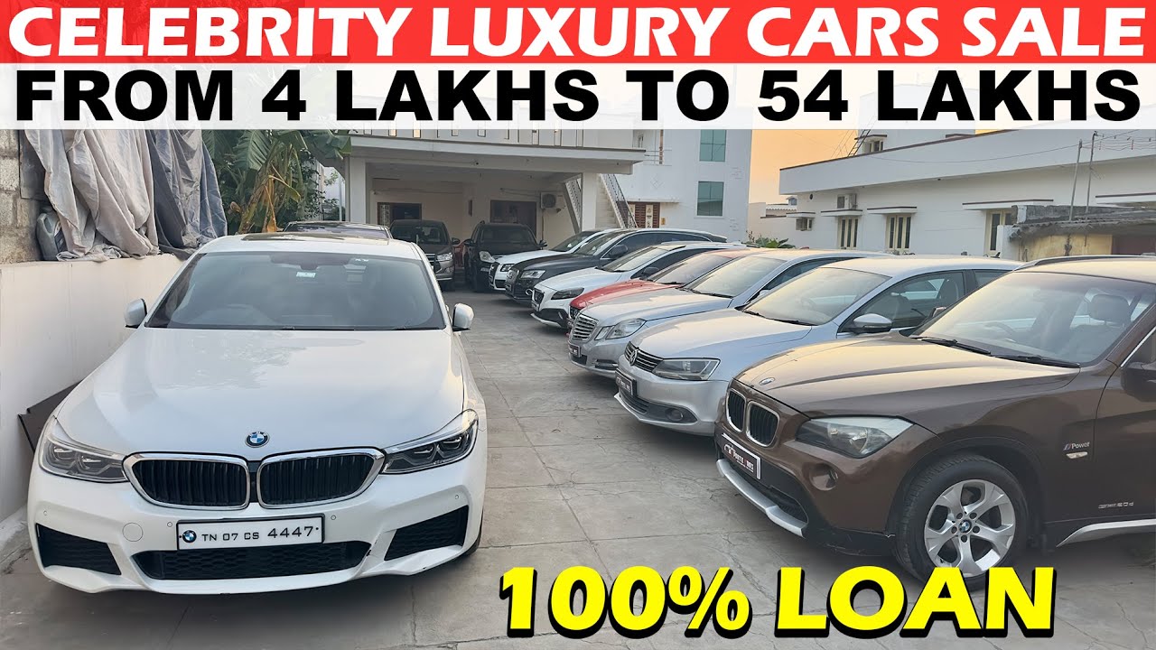 CELEBRITY LUXURY CARS SALE - From 4 LAKHS !!😳 Preowned Luxury Cars Sale at LOW PRICE
