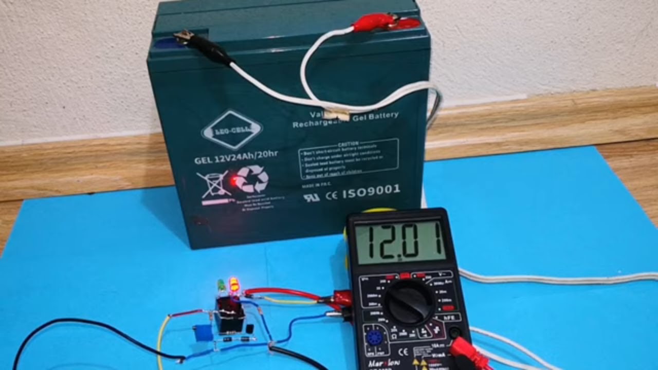 AKILLI ŞARJ KONTROL DEVRESİ - OTOMATİK ŞARJ KESME DEVRESİ V.2 - AUTO CUT OFF 12V BATTERY CHARGER