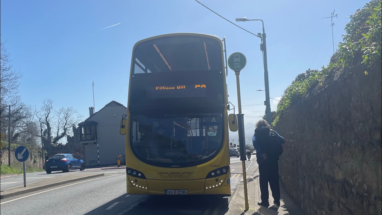*Route visual*11657 | Route 59 Killiney - Dun loaghaire | Wright eclipse Gemini 3 | Go ahead Ireland