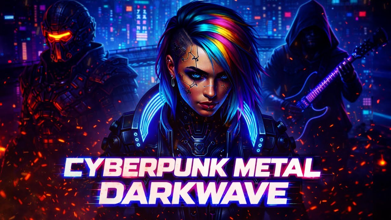 Cyberpunk Metal & Trap Bass | 2 Hour | Música para Trabajar / Gym  / Gaming • Power ⚙️⚔️👹