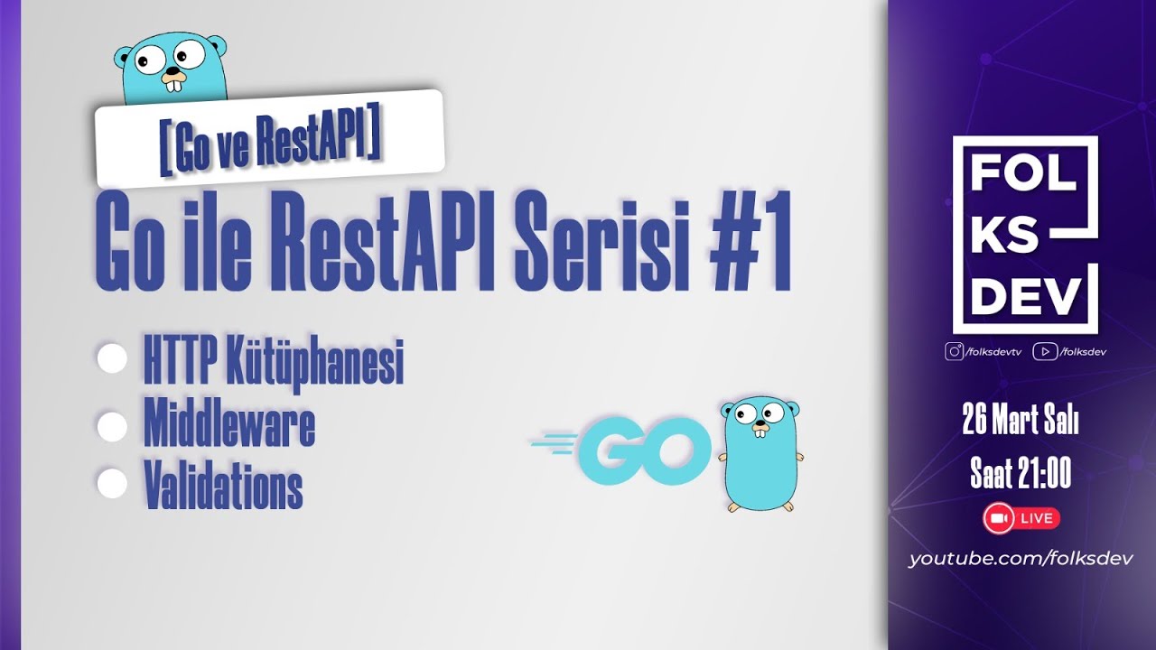 Go ile RestAPI Serisi #1