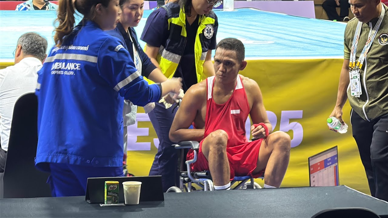 MARK ASHLEY FAJARDO VS JEKRI RIWU | PHILIPPINES VS INDONESIA BOXING