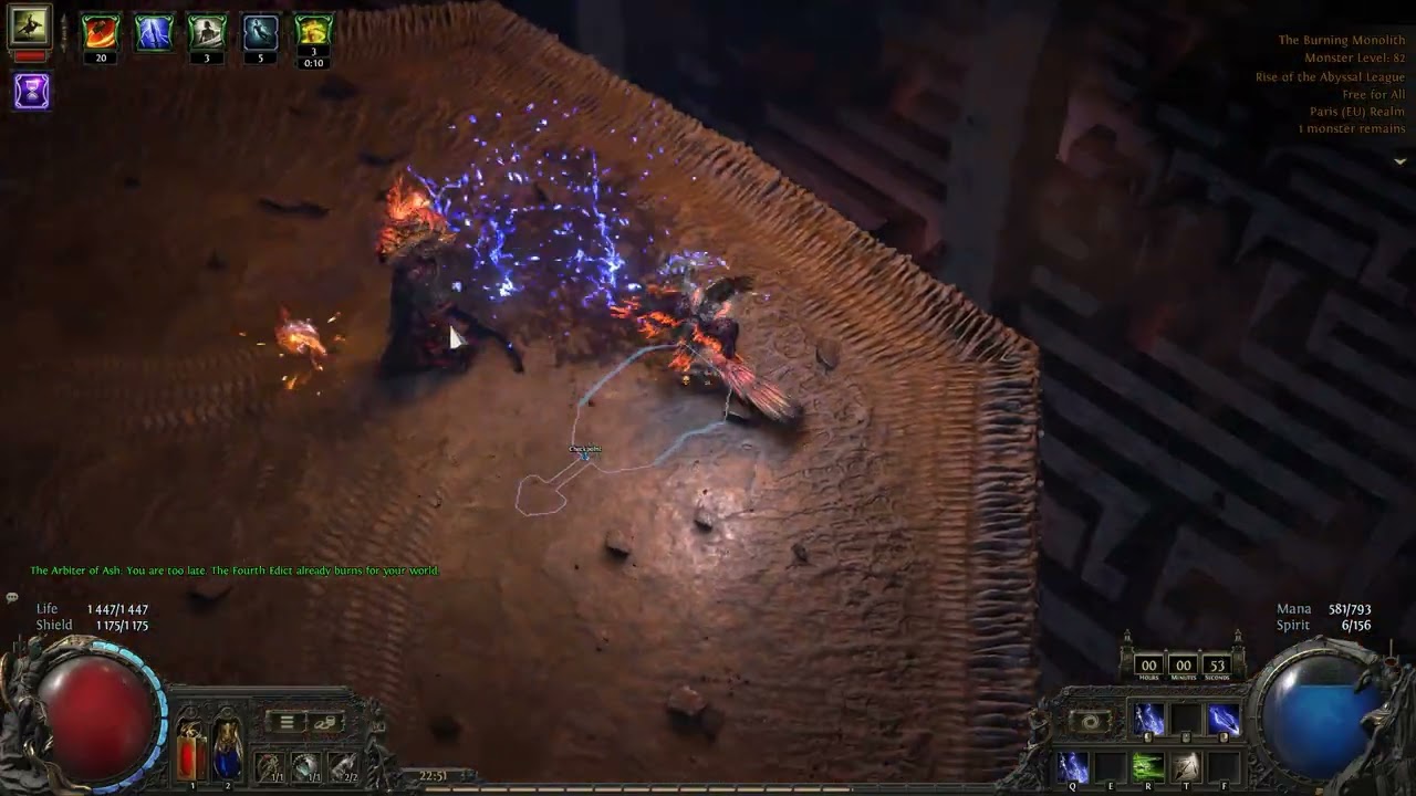 t4 arbiter of ash lightning arrow deadeye