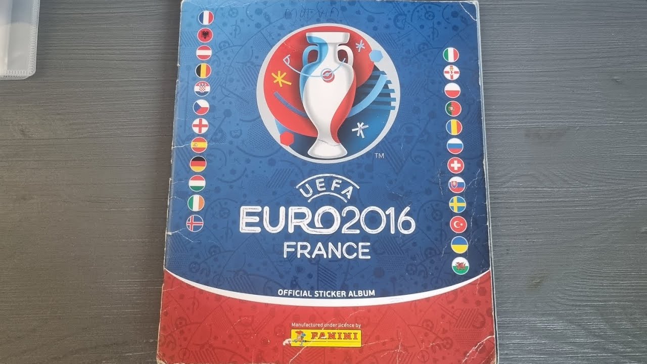 Panini uefa euro 2016 full stickeralbum!