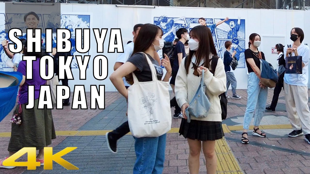[4K]下校時刻の金曜日の渋谷[Shibuya walk in Tokyo] 👟 Tokyo's Top 2 Most Visited Districts. 2022.9 東京散歩 #渋谷 #東京