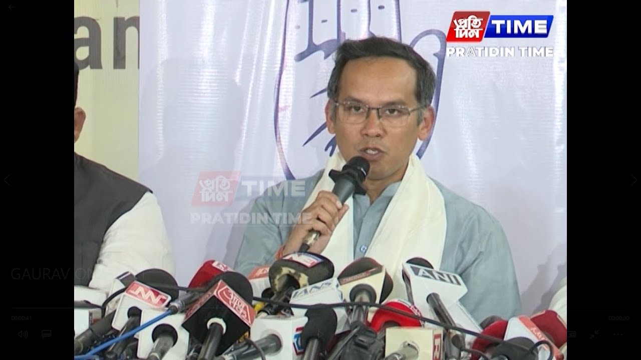 মোক ক’বলৈ বাধ্য নকৰাবঃ গৌৰৱ গগৈ