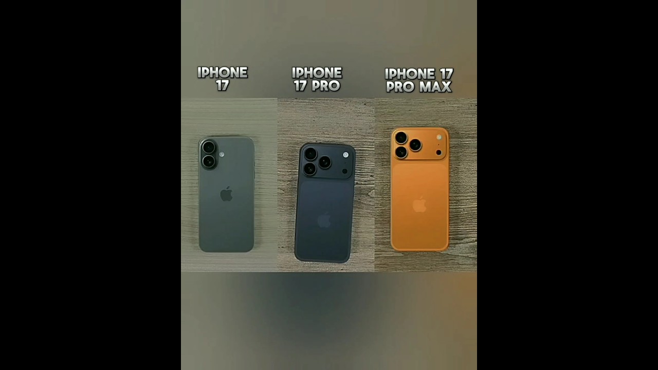 Iphone 17 vs iPhone 17 pro vs iPhone 17 pro max battery test 😱☠️ #iphone17promax #iphone17