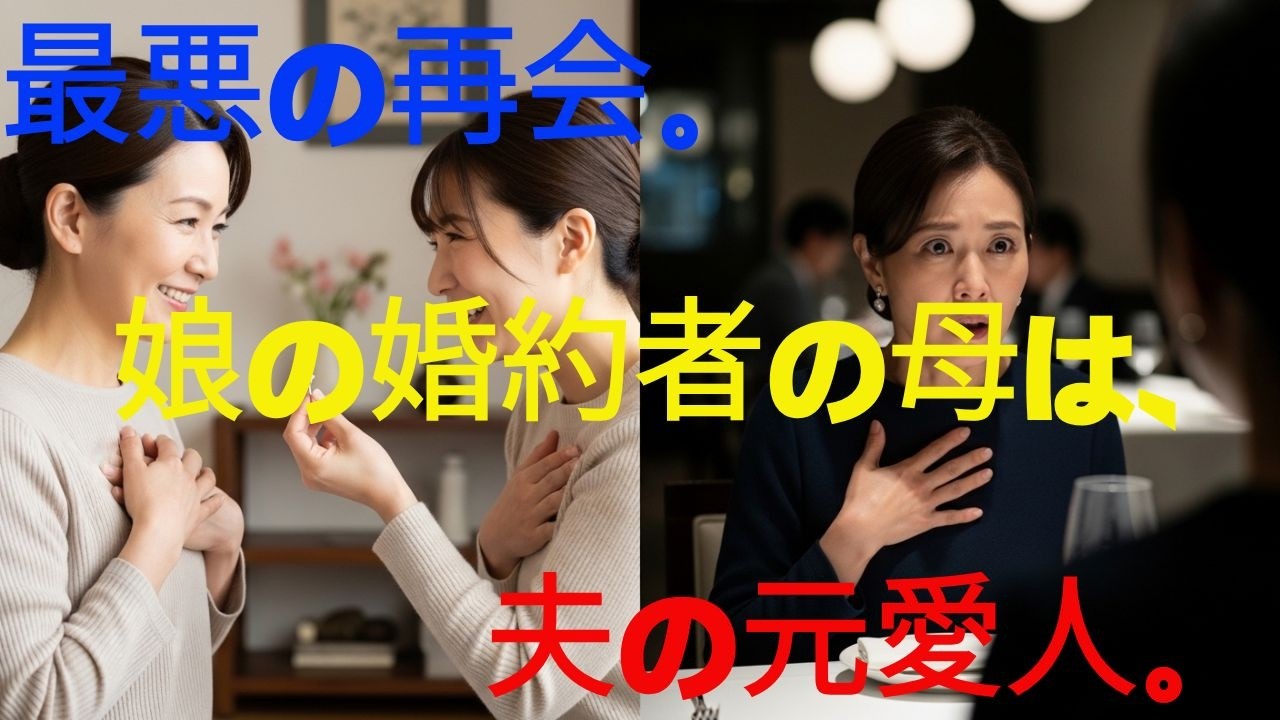 【夫の不倫相手が、娘の婚約者の母として現れた日】