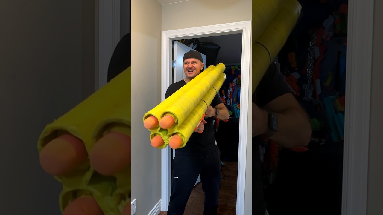 WOJENNE CIĘGNO NERFA: Quad Rockets!
