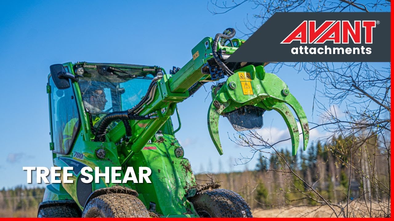 Avant attachments: Tree shear