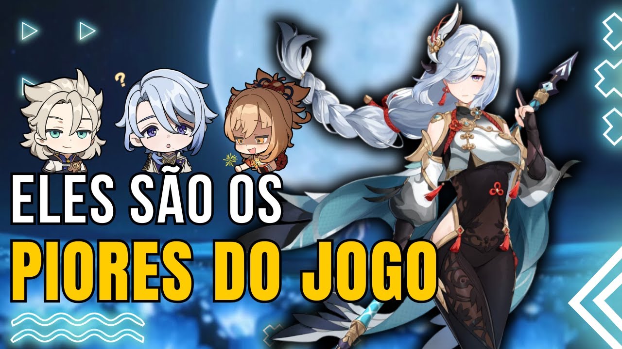 OS PIORES 5 ESTRELAS DO GENSHIN IMPACT, PELO MENOS POR ENQUANTO!