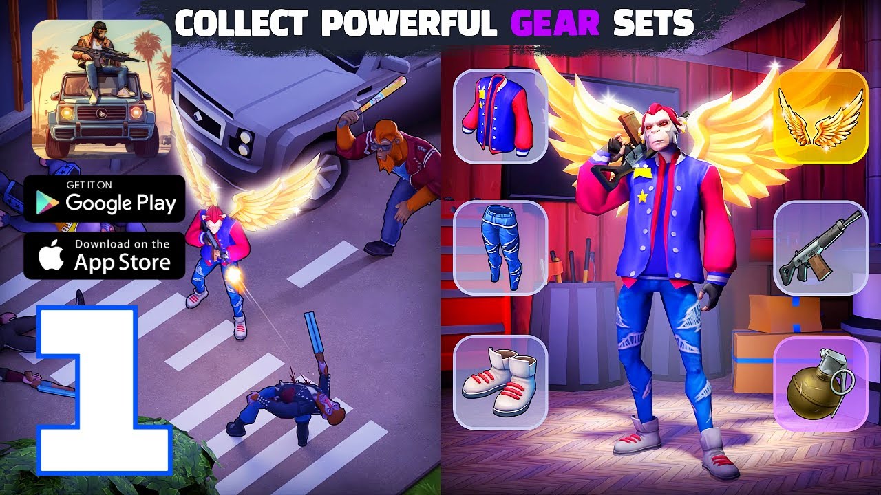 Epic Apes: MMO Survival Gameplay Walkthrough - Part 1 (iOS, Android)