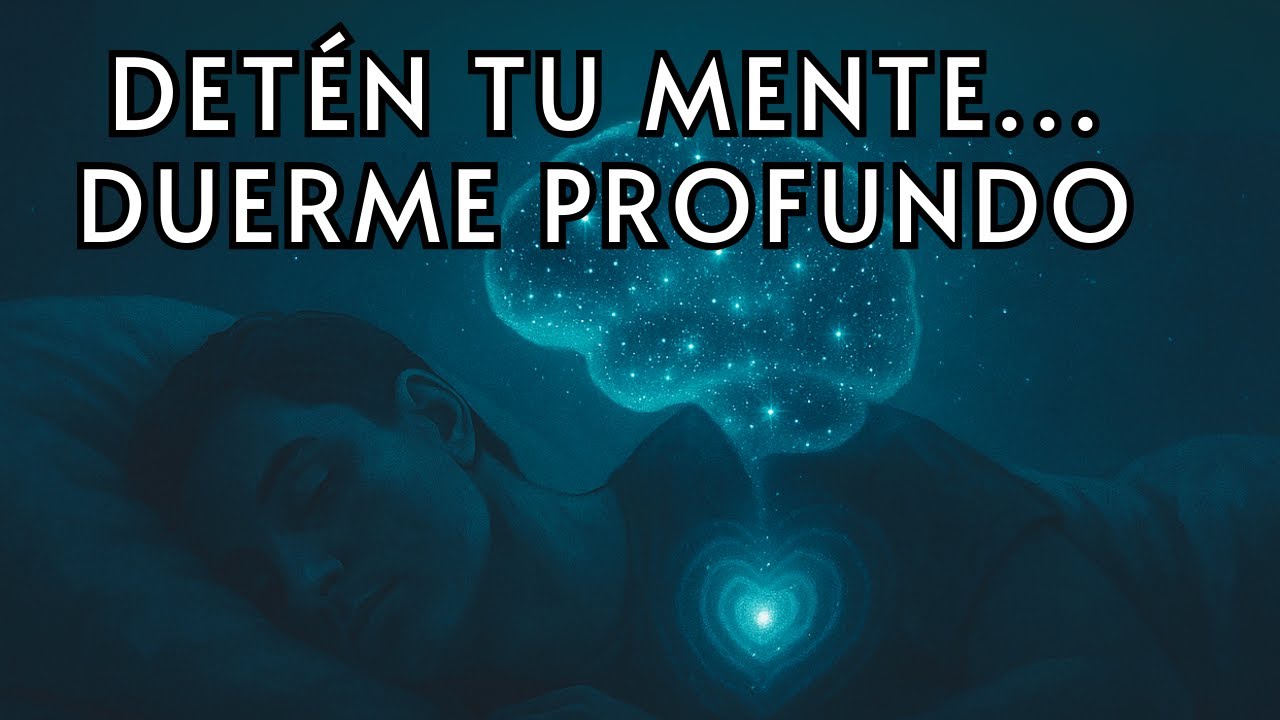 Meditaci&oacute;n guiada para dormir, calma pensamientos r&aacute;pidos, hipnosis para dormir y liberar ansiedad