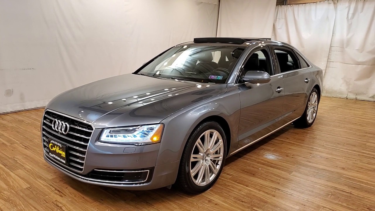 2016 Audi A8 L 3.0T quattro BACKUP CAMERA LEATHER HEATED SEATS 