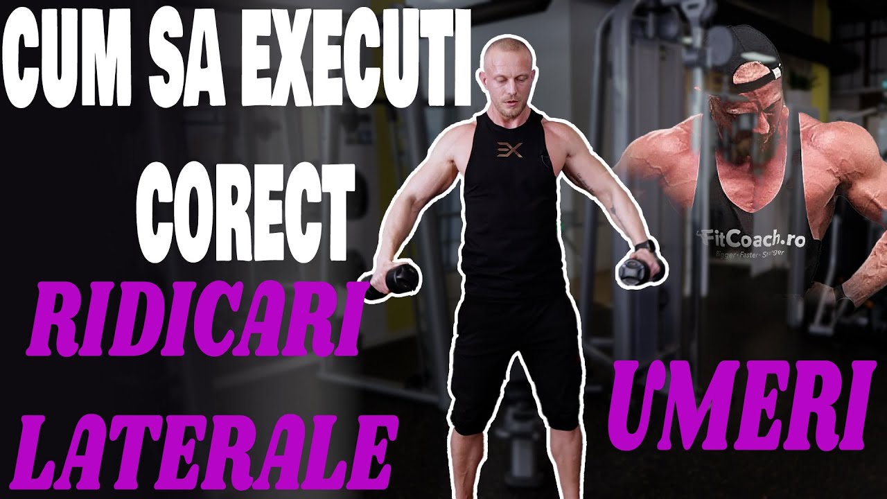 Ridicari laterale umeri | cu gantere | la cablu | sezut | Cum sa executi corect ?!
