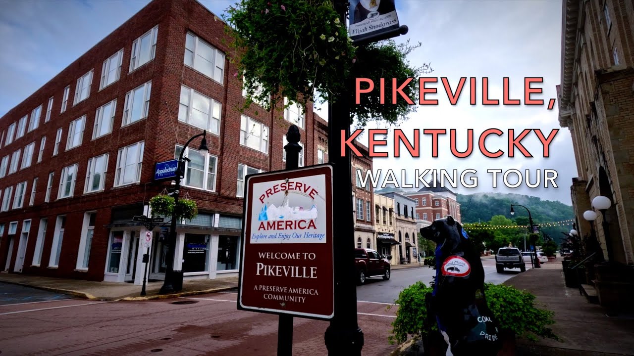 A Walk Through Pikeville | Kentucky | USA | American City Walking | 4K