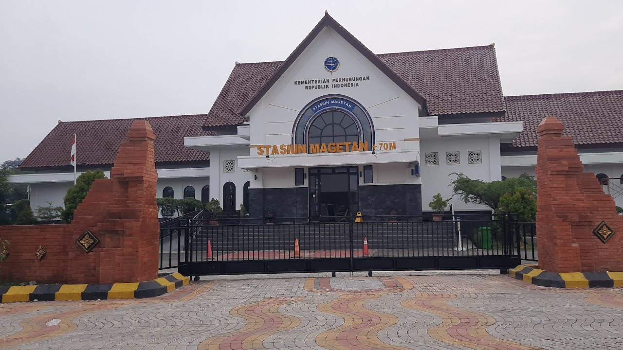 Kemegahan Stasiun Magetan Jawa Timur