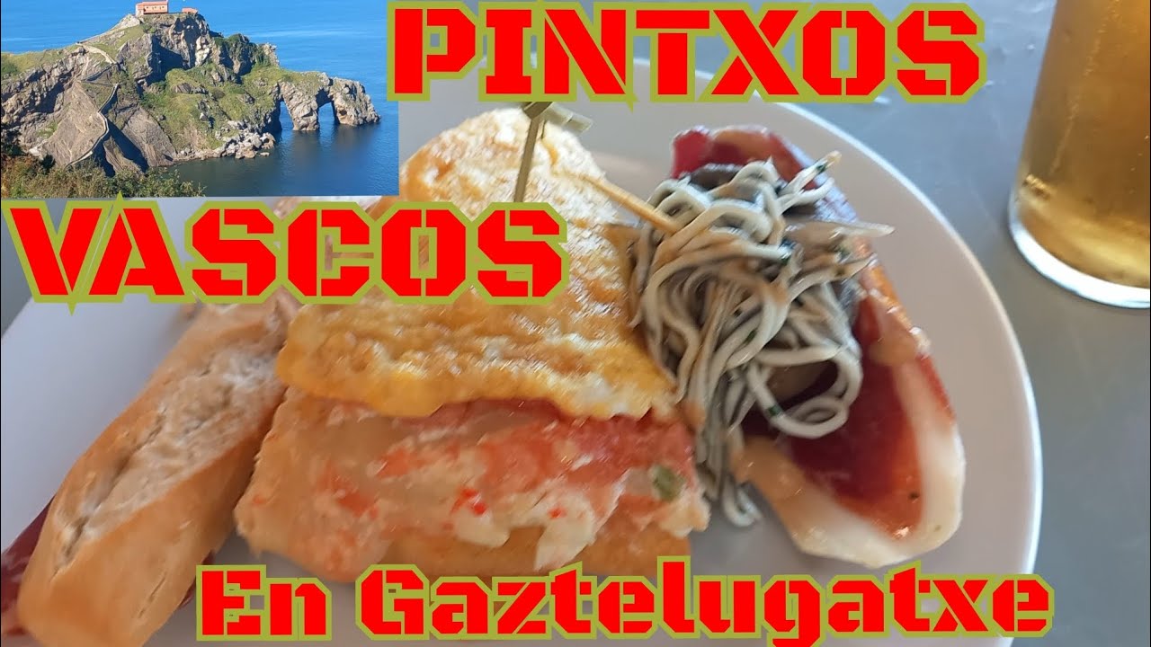 PINCHOS VASCOS en San Juan de Gaztelugatxe (Restaurante Eneperi)
