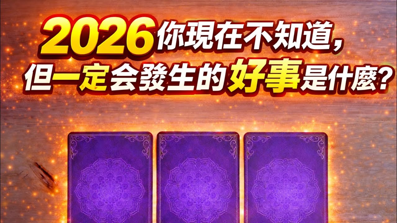 塔羅占卜🔮 你現在看不到，但26年一定會發生的事是什麼🤔重新啟程⛵️財運亨通💰天時地利🔥
