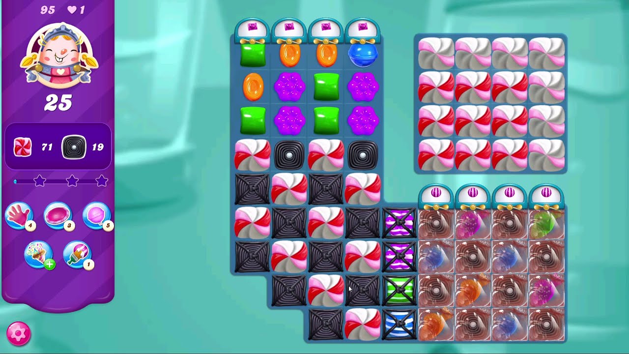 Candy Crush Saga LEVEL 95 | NO BOOSTERS (new version*)✔️