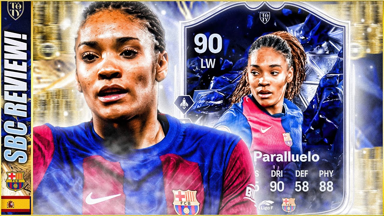 90 RATED TEAM OF THE YEAR HONOURABLE MENTIONS SALMA PARALLUELO SBC REVIEW IN EAFC25!!!