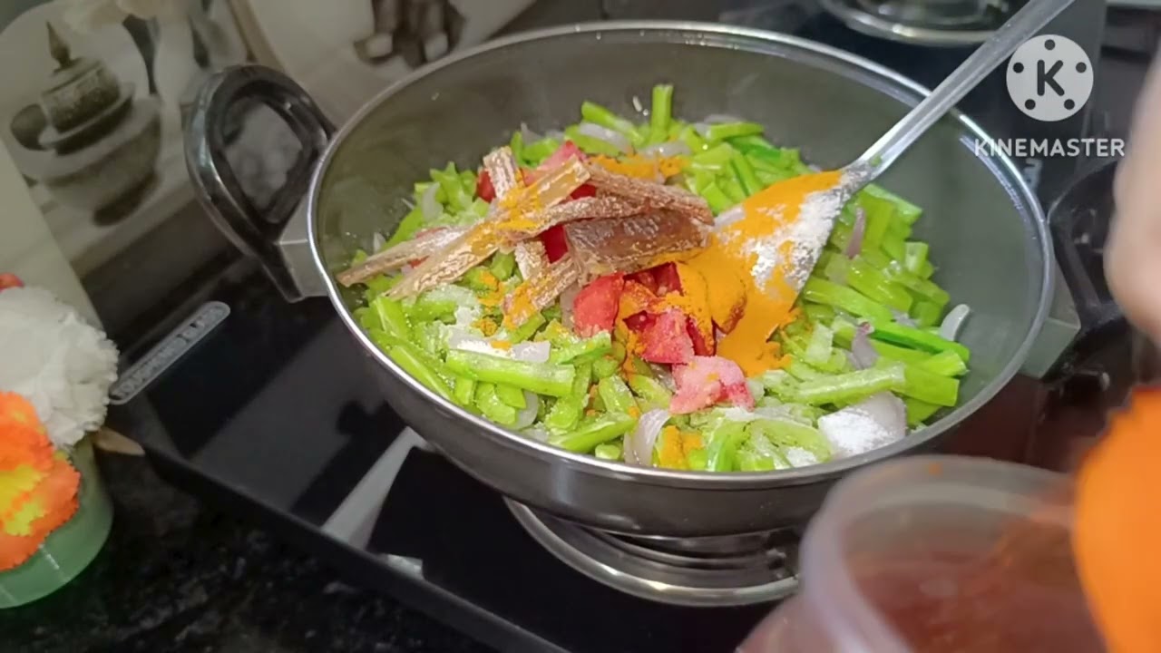  Sem phali /Matki Phali fiki Machhi ka salan|చిక్కుడుకై ఏండి చాపా 😋