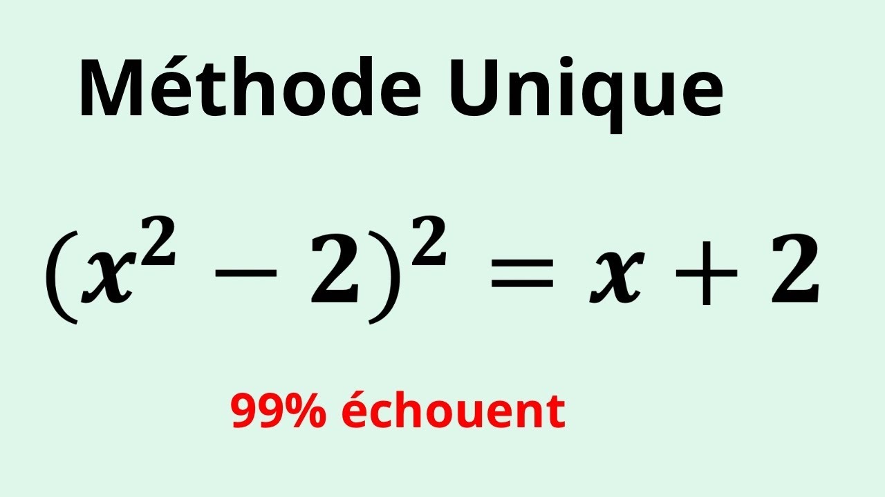 Equation du 4eme degré