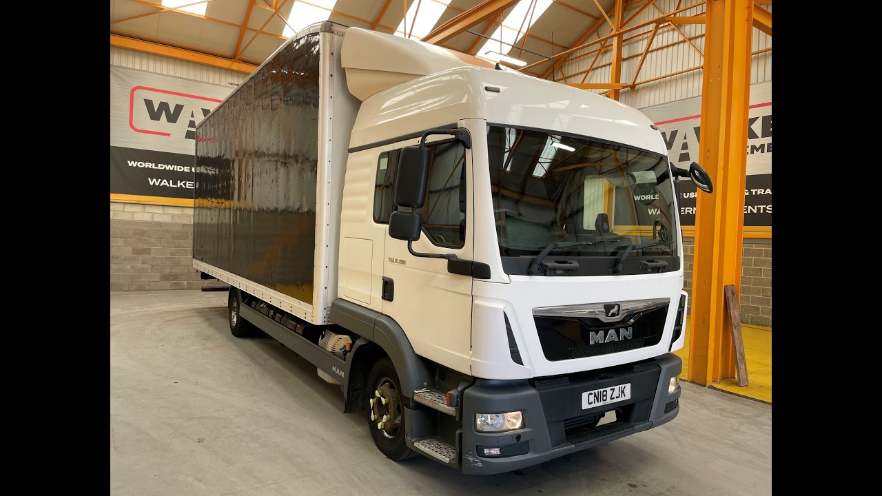 New In Stocklist For Sale: MAN TGL 8.190 *EURO 6*, 7.5 TONNE BOX - 2018 - CN18 ZJK