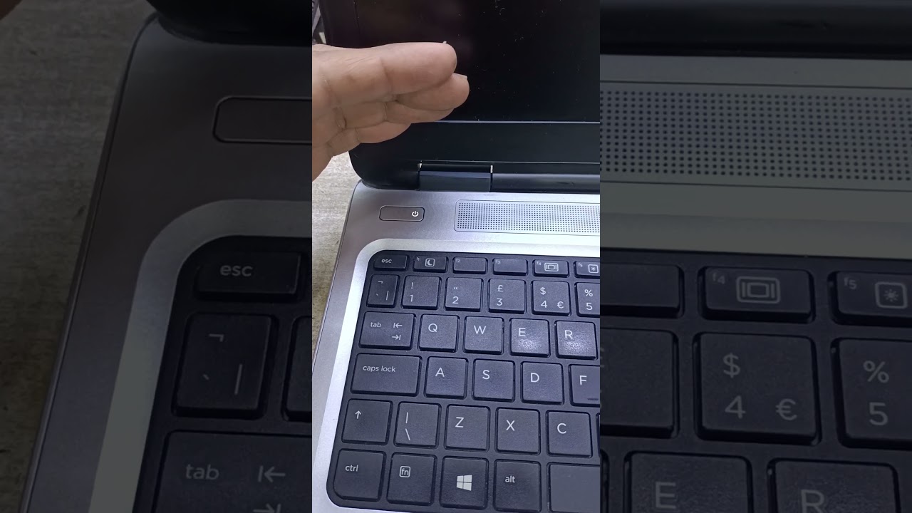 Hp probook 650 g3 power button light blinking no display solution 