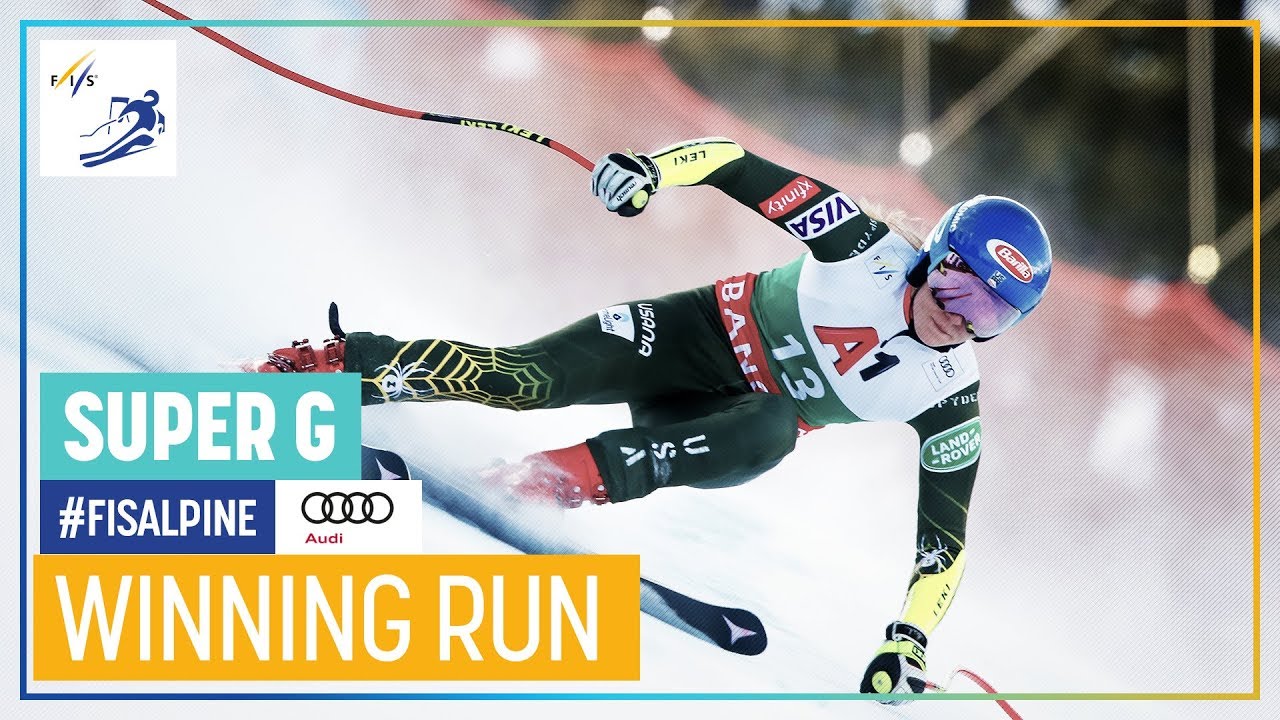 Mikaela Shiffrin | Women's Super-G | Bansko | 1st place | FIS Alpine