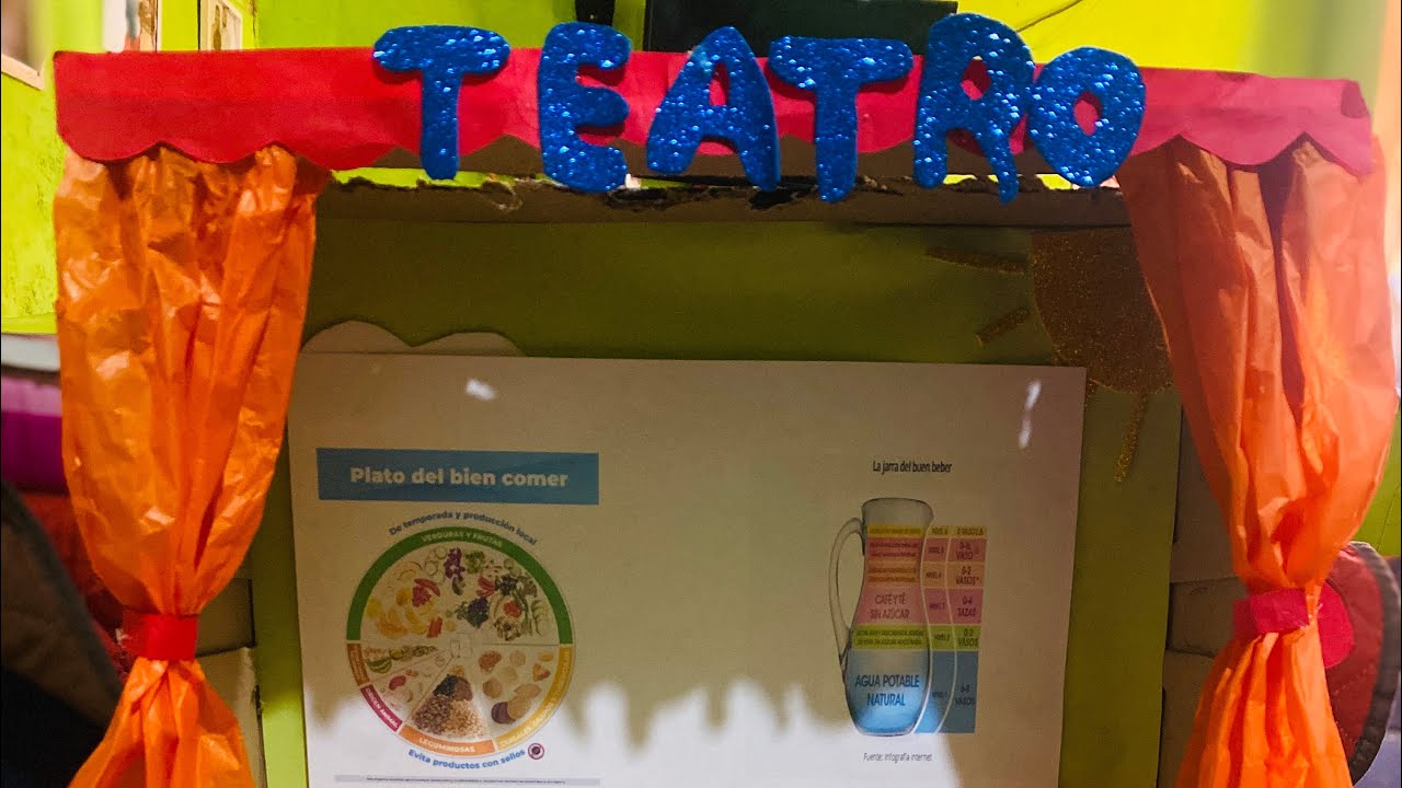 UnADM - Teatro guiñol, EL plato del bien comer y la Jarra del buen beber.