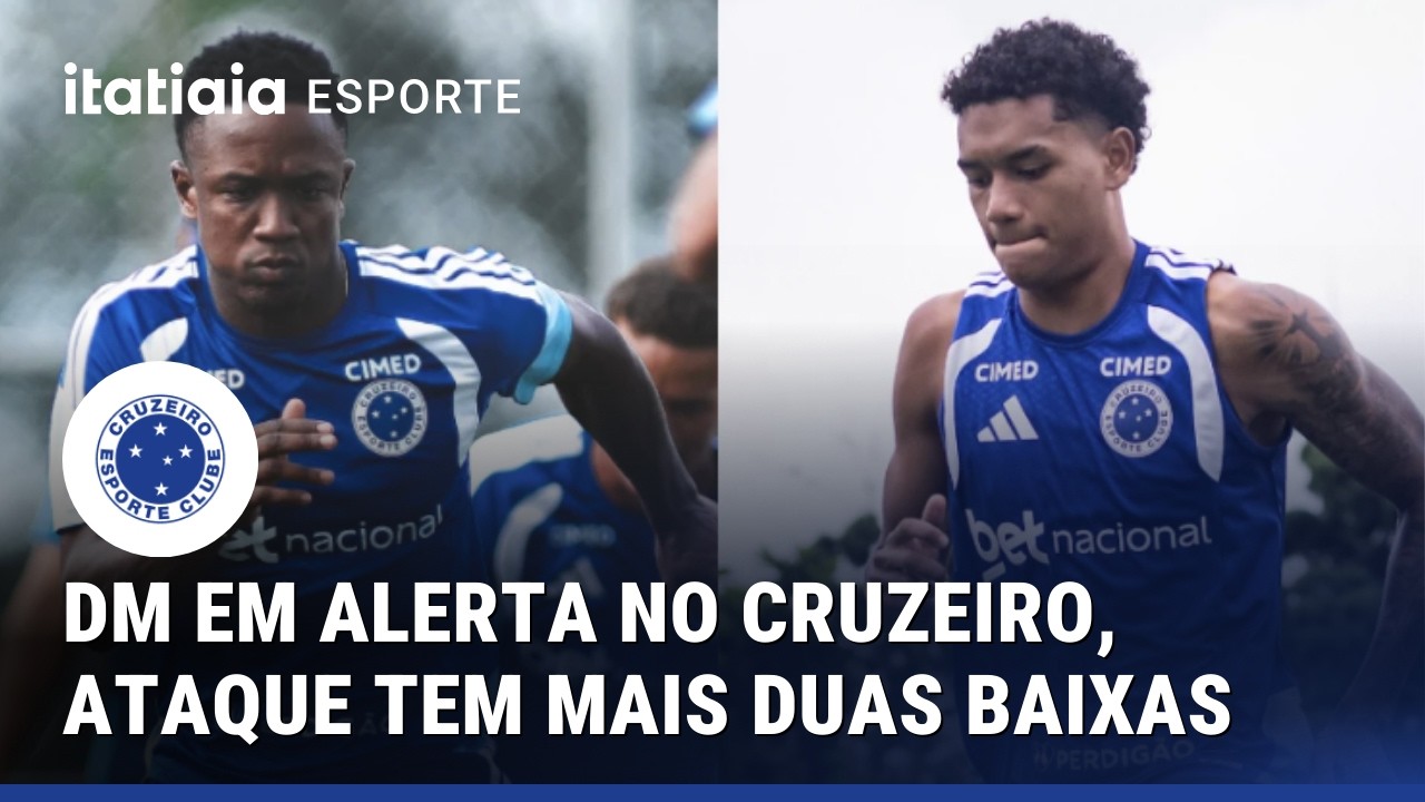 CRUZEIRO TERÁ DUPLA BAIXA NO ATAQUE PARA SEQUÊNCIA DA TEMPORADA; VEJA DETALHES