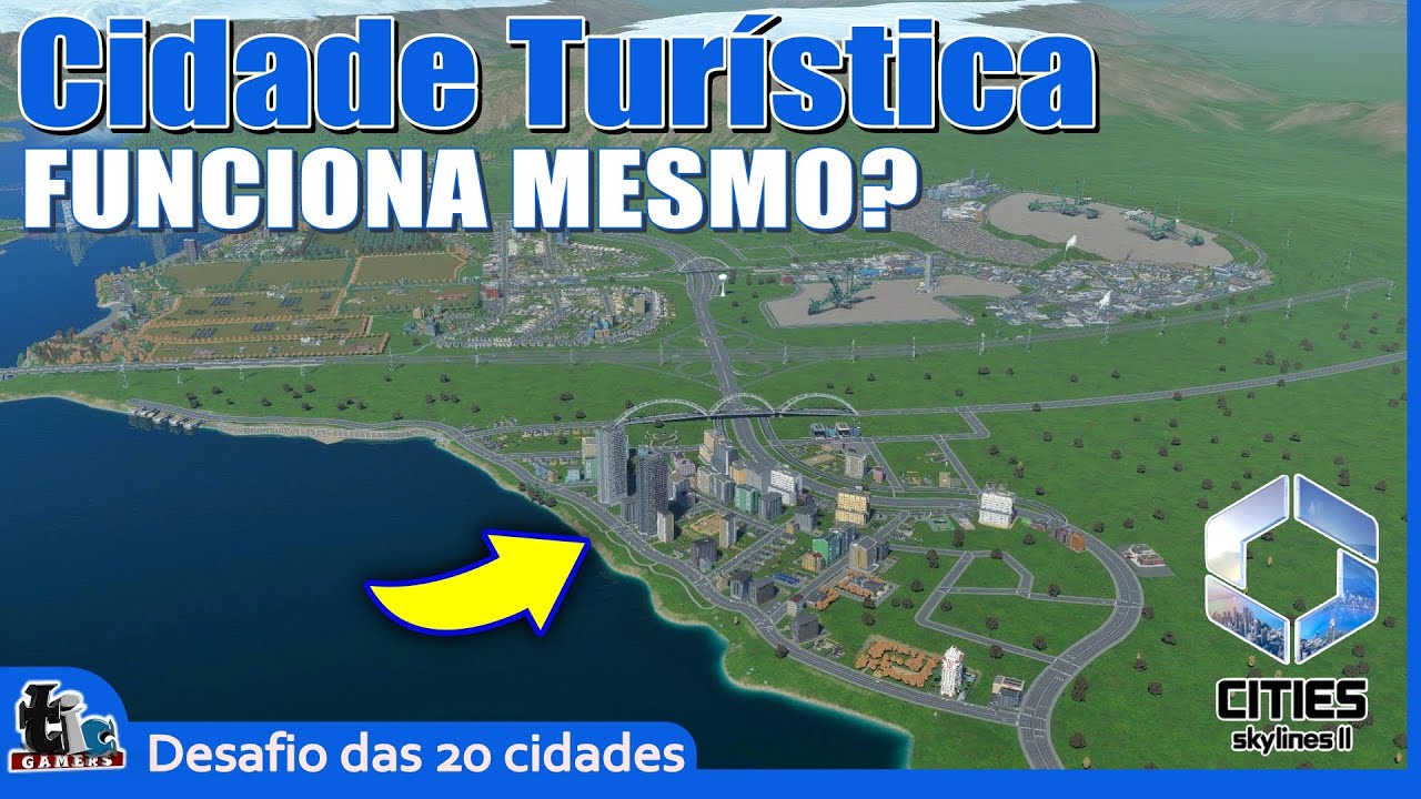 20 Cidades em 1 Mapa - CIDADE TURÍSTICA VALE A PENA? | Cities Skylines 2 3EP05