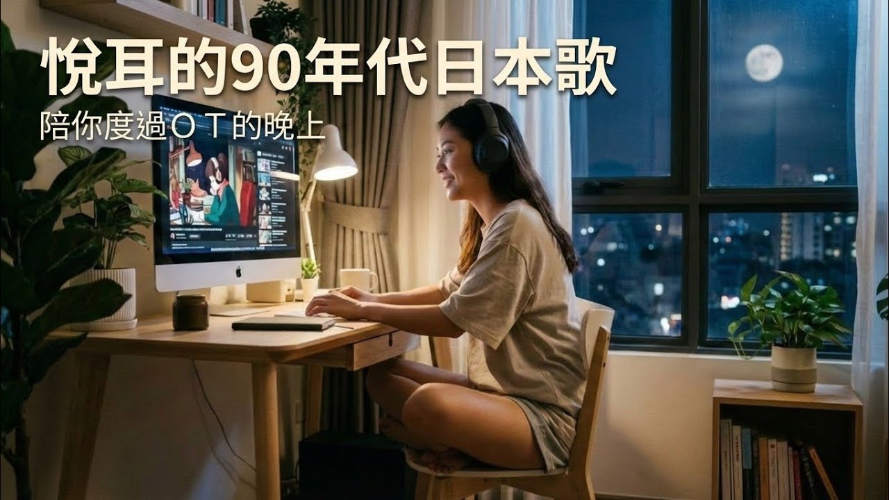 90s 日本情歌 Playlist 🍎 | 回憶殺：都會浪漫、勵志熱血，陪你度過下班後的寧靜時光 (Vocal Jazz / City Pop Mix)