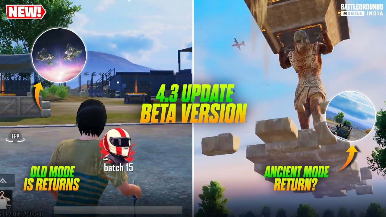 Bgmi 4.3 Update | Ancient Secret Mode Returns | Bgmi 4.3 Beta Update | Bgmi 4.3 New Update