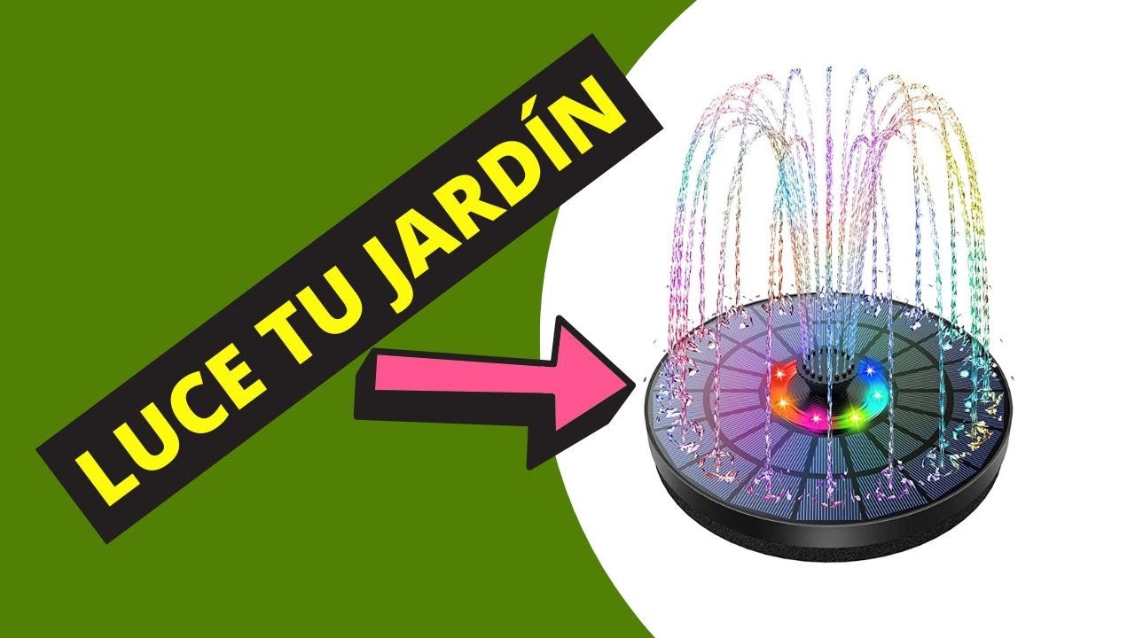 🥇 5 Mejores FUENTES SOLARES para ESTANQUE en tu JARDÍN