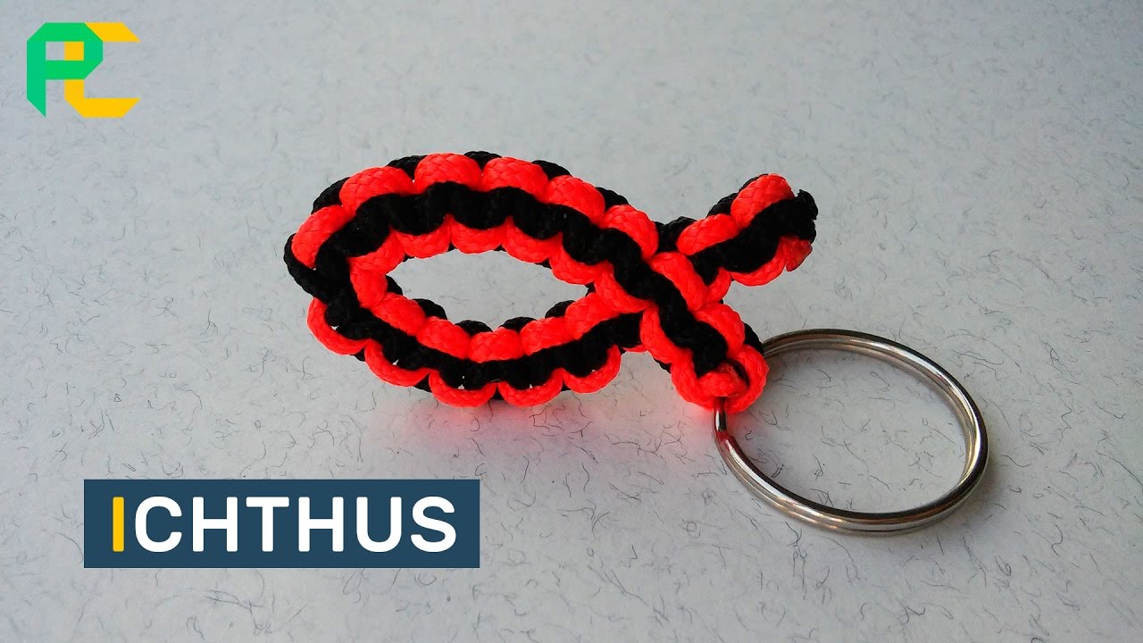 Paracord Ichthus Fish Fob